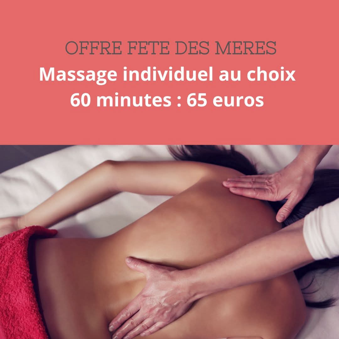 Massage individuel 60 minutes fête des mères - L'atelier des mille mains à Manosque Massage individuel 60 minutes fête des mères - L'atelier des mille mains à Manosque