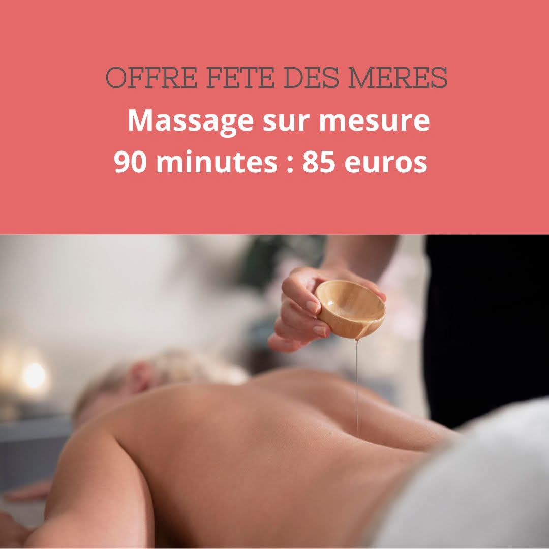 Massage individuel 90 minutes fête des mères - L'atelier des mille mains à Manosque Massage individuel 90 minutes fête des mères - L'atelier des mille mains à Manosque